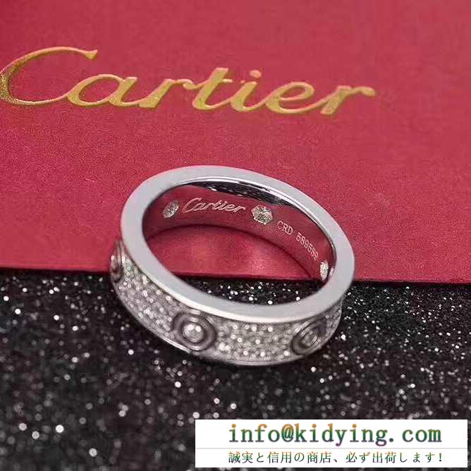 Cartier レディース リング 圧倒的な存在感がある限定新作 カルティエ コピー シルバー ゴールド おしゃれ コーデ 安い n4210400