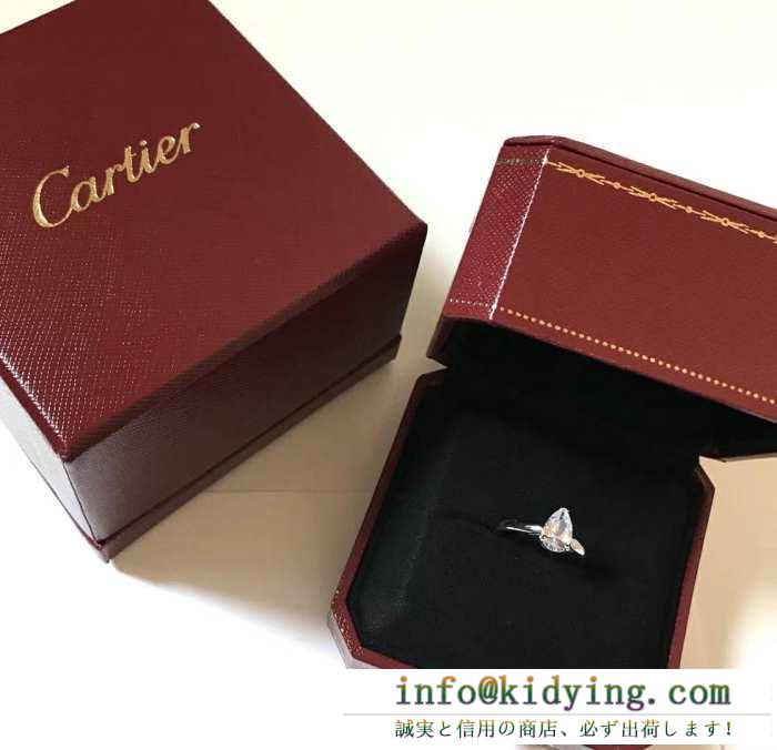 Cartier カルティエ レディース リング 秋冬トレンドの最先端 2019人気 コピー シルバー カジュアル コーデ 格安 n4163600