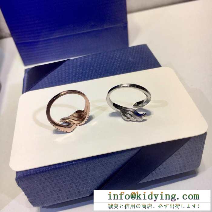 スワロフスキー swarovski 指輪 4色可選 2019春夏にも引き続き大活躍！ ファッション感満々