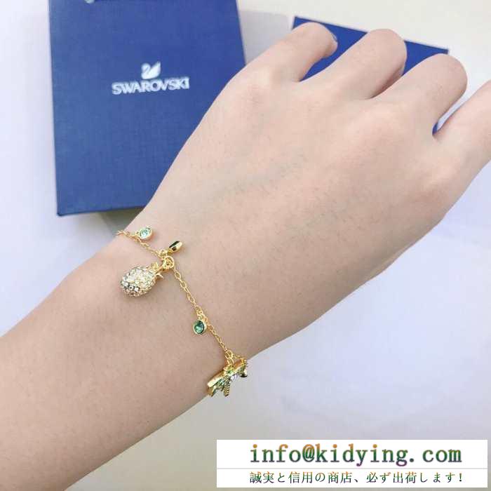 ブレスレットSS19待望入荷VIP価格 春物新作大人スタイリッシュ スワロフスキー swarovski