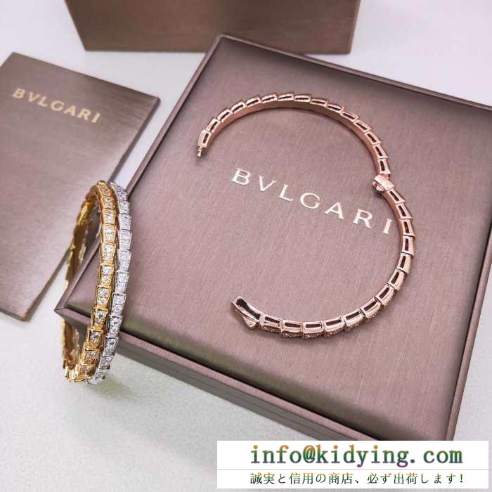 ブルガリ ブレスレット 新作 フェミニンに見せるコレクション 2019限定 bvlgari 上質 レディース コピー 日常 多色可選 激安