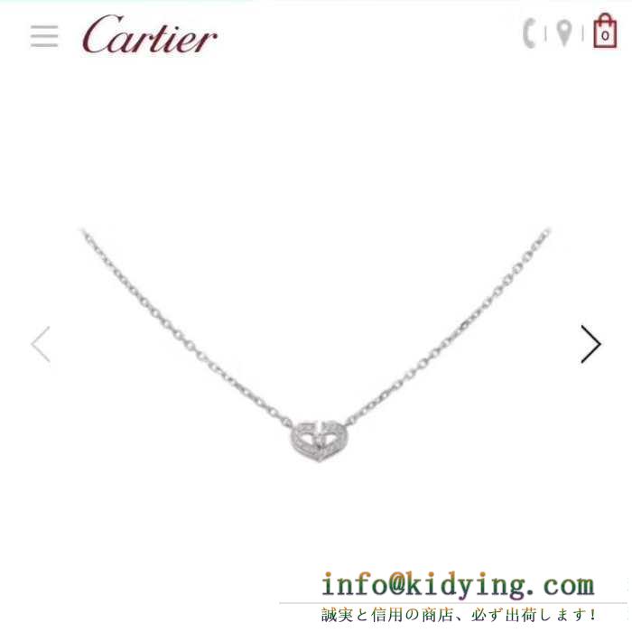 好感度が高いアイテム カルティエ cartier ネックレス 2色可選 2019夏に意外と人気な新作