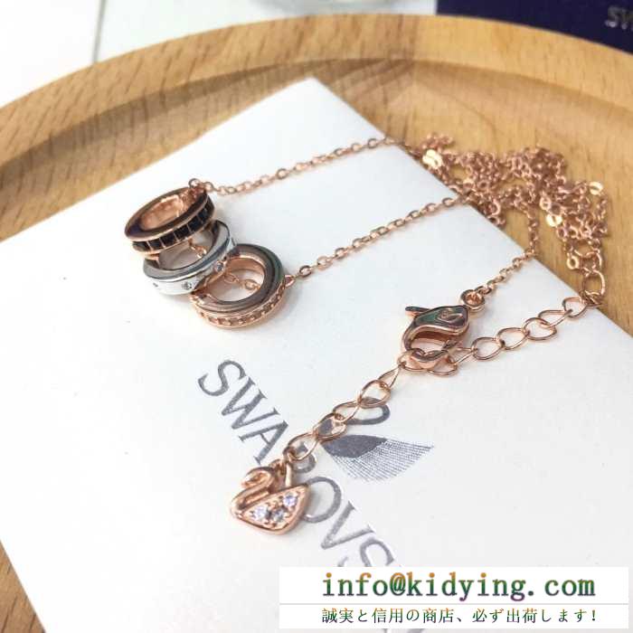 19SS 待望の新作カラー スワロフスキー swarovski ネックレス 春夏新作限定 超入手困難