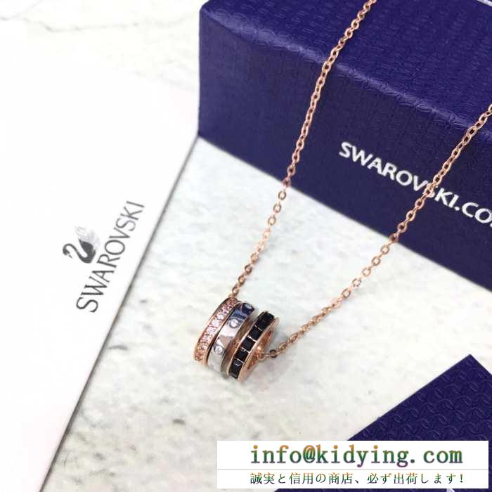 19SS 待望の新作カラー スワロフスキー swarovski ネックレス 春夏新作限定 超入手困難