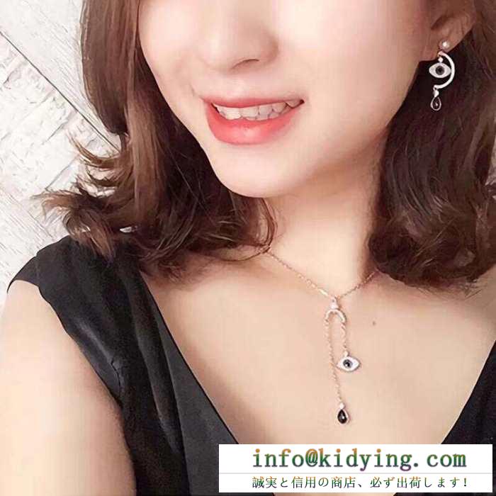 スワロフスキー swarovski ネックレス 2色可選 夏の大人カジュアル 2019春夏にも引き続き大活躍！