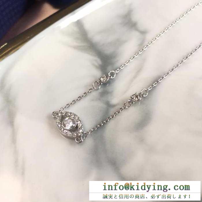 春夏新作完売雑誌掲載 2019春新作正規買付 国内配送 スワロフスキー swarovski ネックレス