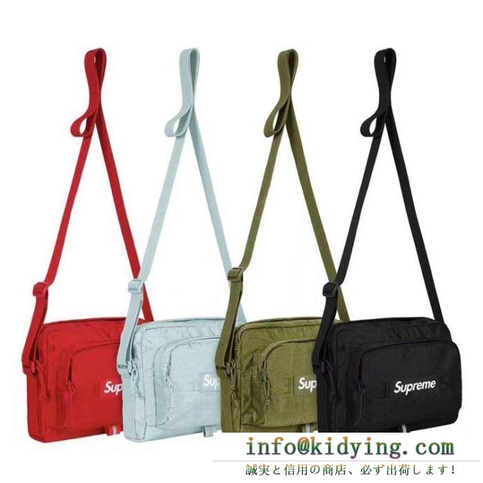 安定感があり supreme 19ss 46th shoulder bag シュプリーム supreme 4色可選 斜め掛けバッグ