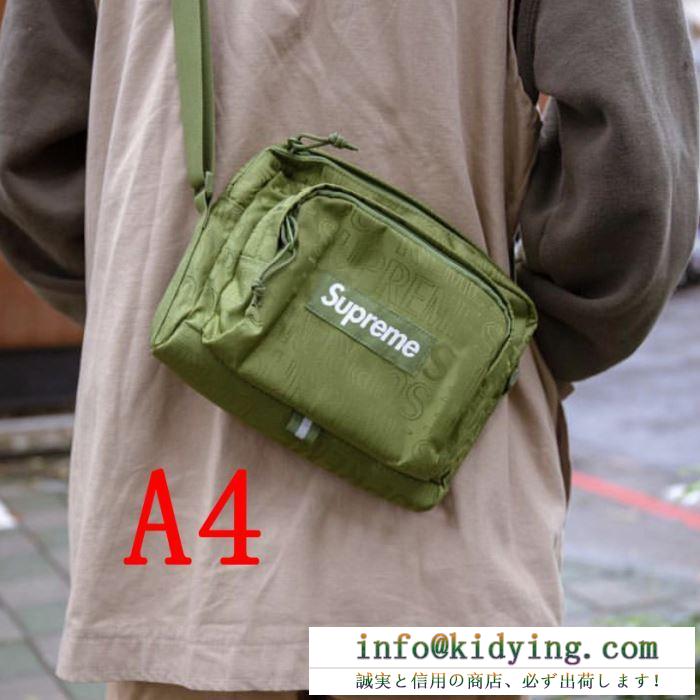 安定感があり supreme 19ss 46th shoulder bag シュプリーム supreme 4色可選 斜め掛けバッグ