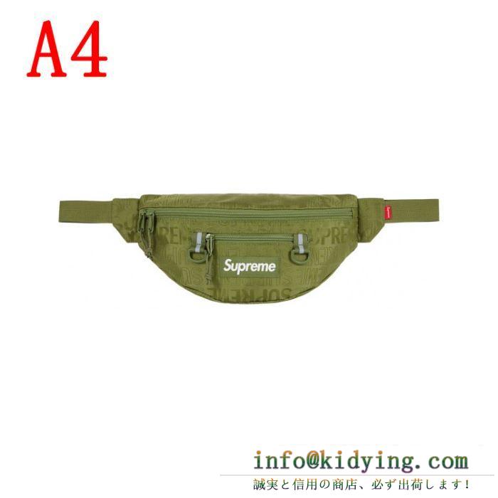 抜け感を出す supreme waist bag 19ss 4色可選 超必須アイテム 暑い今こそ活躍させたい！