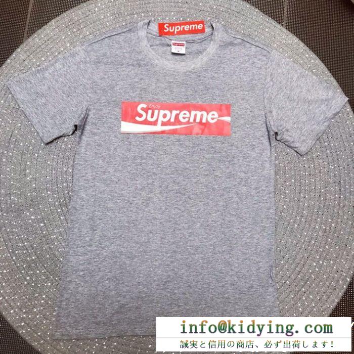 Supremeシュプリーム tシャツ コピーレギュラーフィットショートスリーブ人気のボックスロゴの定番tシャツ