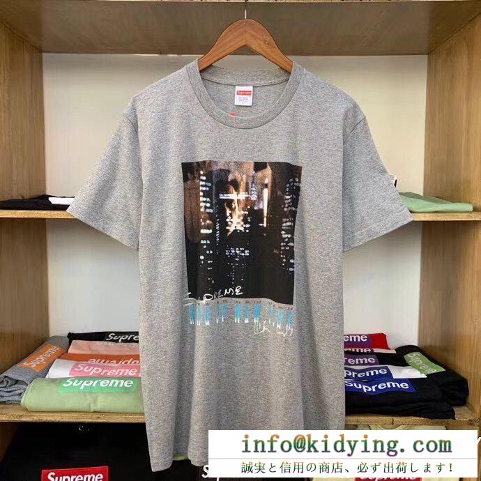 今期大注目の一枚Supremeシュプリーム tシャツ コピーchristopher-walken-king-of-new-york-teeクールなメンズ半袖