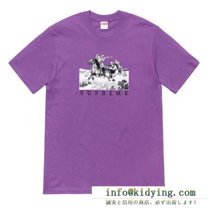 シュプリーム2019年春夏のトレンドの動向 supreme カジュアルな雰囲気があり tシャツ/半袖 多色可選