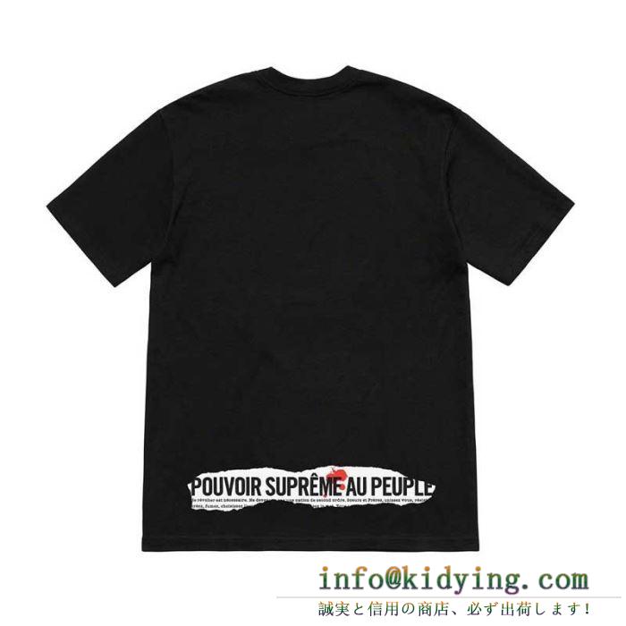 きれいめコーデに変身 supreme 19ss headline tee 最近のトレンドアイテム tシャツ/半袖 2色可選