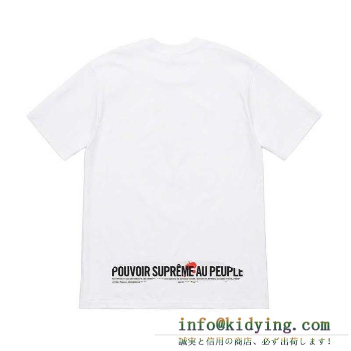 きれいめコーデに変身 supreme 19ss headline tee 最近のトレンドアイテム tシャツ/半袖 2色可選