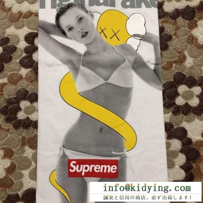 クール印象 シャツ/半袖 春夏らしい爽やかさ 2色可選 【2019年】夏のファッションsupreme kate moss tee