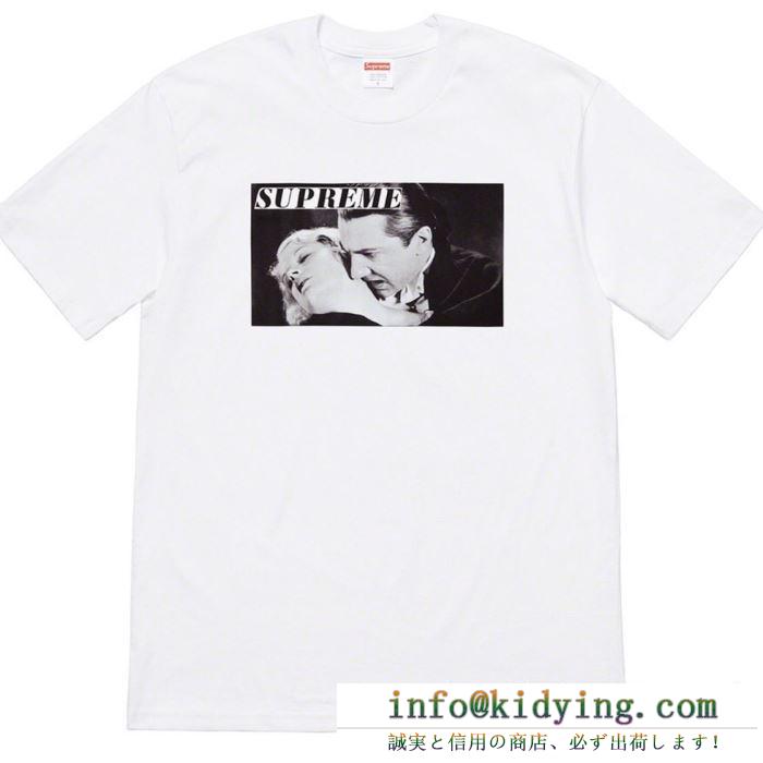 4色可選デザイン抜群のアイテム supreme 19ss bela lugosi tee シャツ/半袖 オフィスファッション