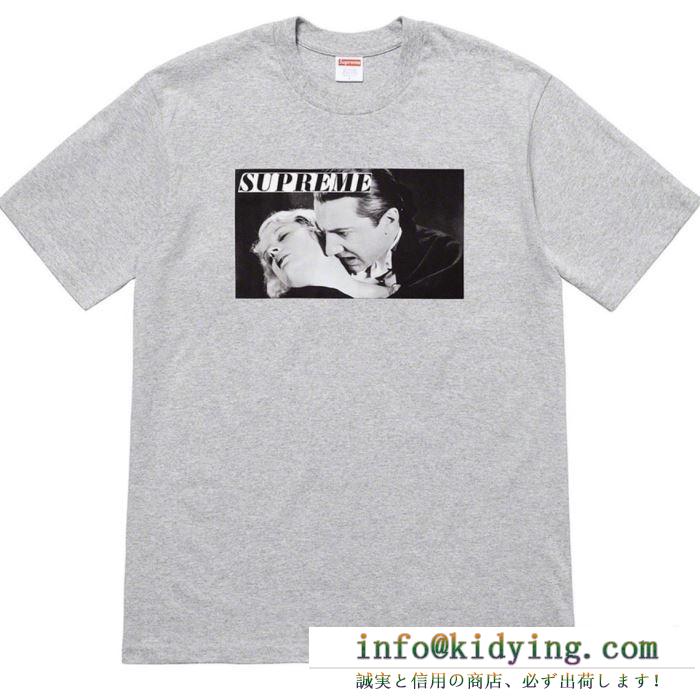 4色可選デザイン抜群のアイテム supreme 19ss bela lugosi tee シャツ/半袖 オフィスファッション