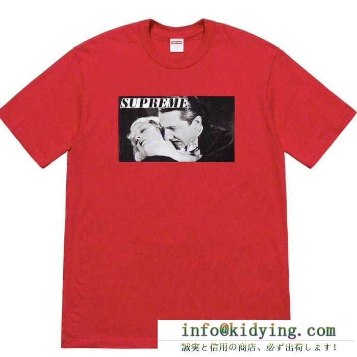 4色可選デザイン抜群のアイテム supreme 19ss bela lugosi tee シャツ/半袖 オフィスファッション