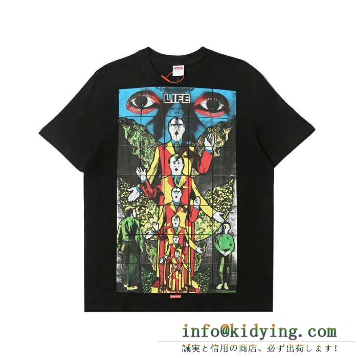 2019春夏は人気定番 supreme gilbert & georgesupreme life tee 超必須アイテム シャツ/半袖