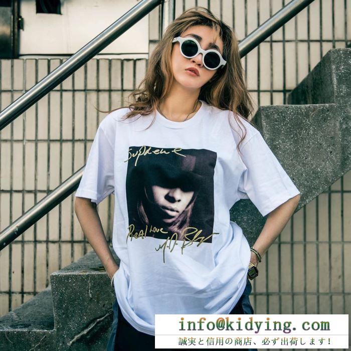 素敵続くトレンド 4色可選 tシャツ/半袖 supreme 19fw mary.j blige tee 活躍するトレンドアイテム