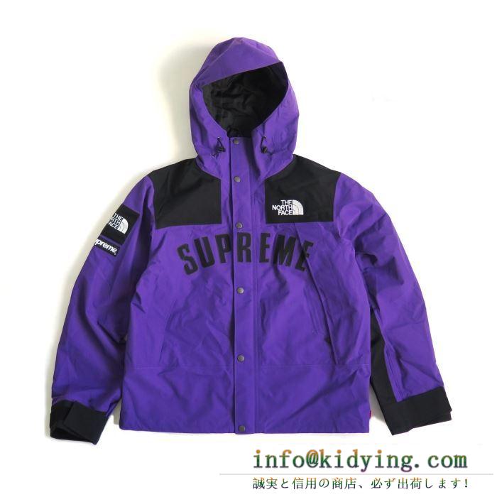 多色可選 ダスター コート ss19 supreme the north face tnf jacket 合わせると明るい印象 おしゃれな装い