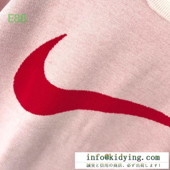 世界中のVIPが虜にする冬季爆買い supreme nikex swoosh sweater 3色可選 2019新発売大歓迎秋冬新名品 プルオーバーパーカー