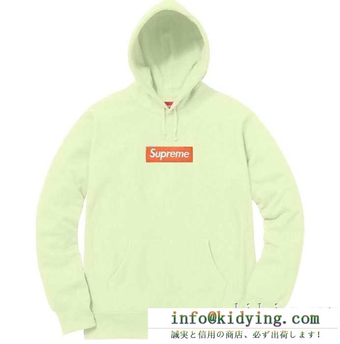 多色可選 supreme パーカー 王道級2019秋冬新作発売 真冬こそ、ドレッシーなスタイルに挑戦 シュプリーム