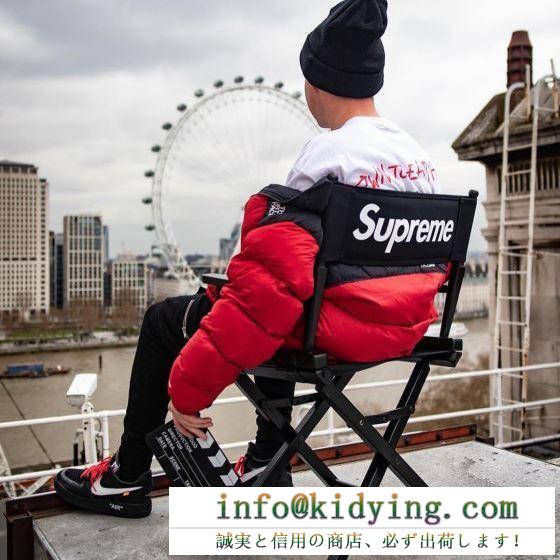 落ち着きある 2色可選 supreme 19ss director&x27;s chair ins 折り畳み椅子 高い品質を誇る