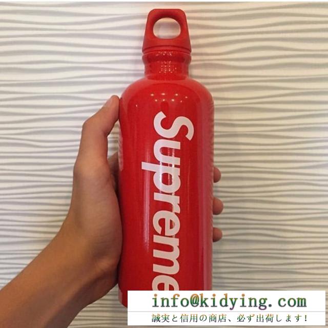 洒落感を演出する！SUPREME ss19 traveller 0.6l bottle 水差し キレイめ感が強い 爆発的な人気