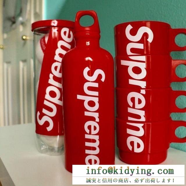 洒落感を演出する！SUPREME ss19 traveller 0.6l bottle 水差し キレイめ感が強い 爆発的な人気