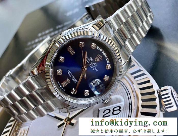 腕時計 3色選択可 ロレックス rolex 堂々の1位はギフトも大人気の秋冬新作 国内入手困難2019秋冬新作