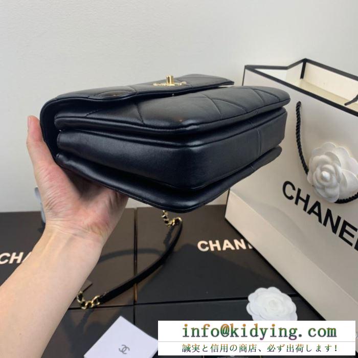 シャネル chanel 斜め掛けバッグ 3色可選 2019年秋冬コレクションを展開中 主張の強い新作を選びたい、こちら