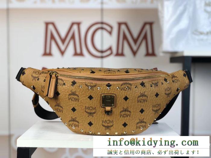 2019年秋冬コレクションを展開中 品薄になる超人気秋冬新作 エムシーエム mcm ショルダーバッグ 2色可選