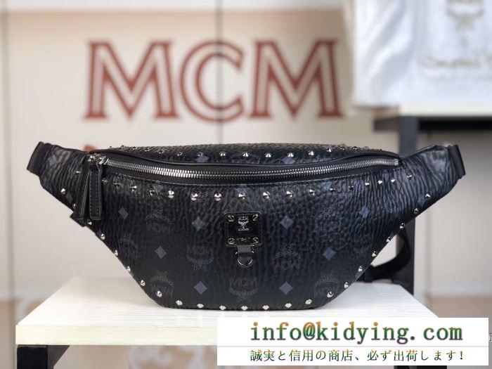 2019年秋冬コレクションを展開中 品薄になる超人気秋冬新作 エムシーエム mcm ショルダーバッグ 2色可選