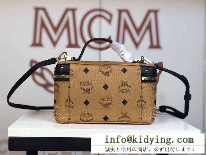 新生活をフレッシュに彩る2019秋冬新作 エムシーエム mcm ハンドバッグ 4色可選 秋の気分を先取る新作発売