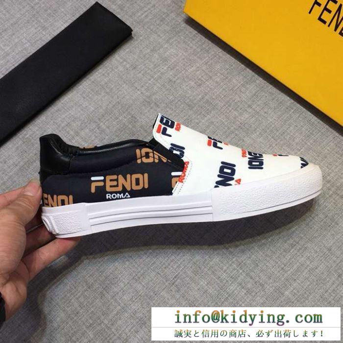 カジュアルシューズ 2色可選 19ss新作大人気旬トレンド 春夏新作奇跡の再入荷 フェンディ fendi