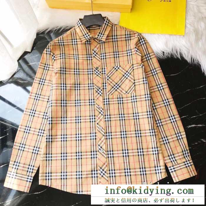 バーバリー burberry シャツ 2色可選 2019年秋冬人気新作の速報 季節の移ろいを楽しむ秋冬新作