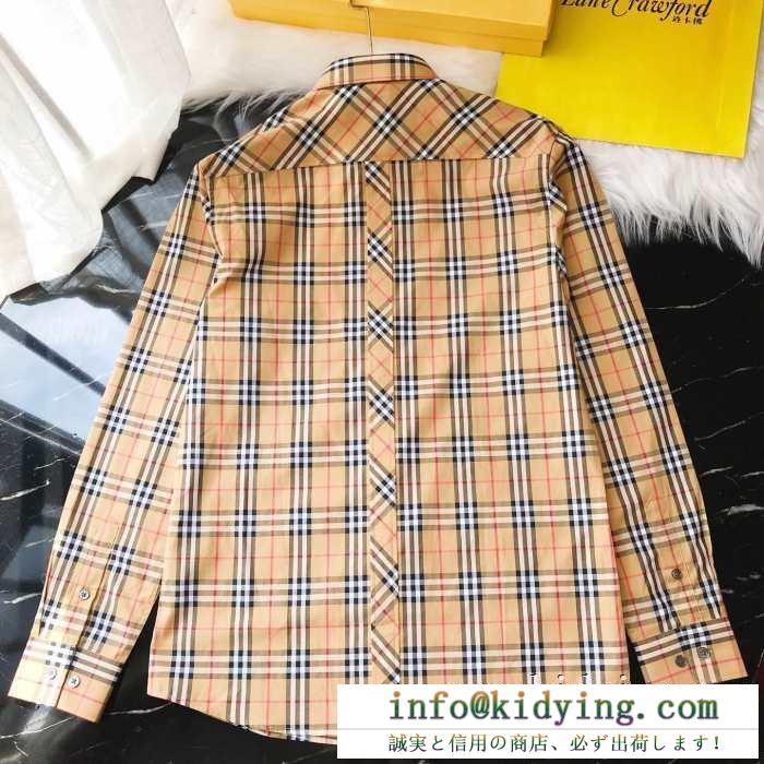 バーバリー burberry シャツ 2色可選 2019年秋冬人気新作の速報 季節の移ろいを楽しむ秋冬新作