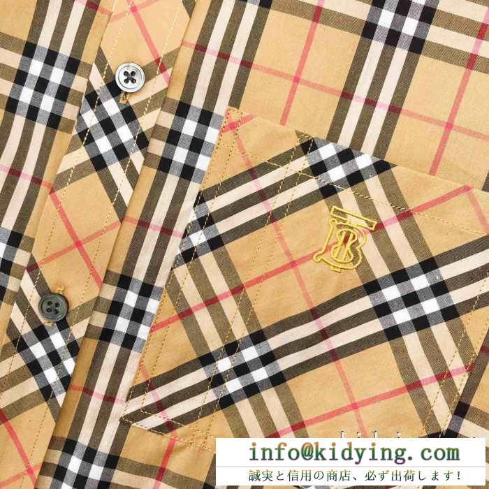 バーバリー burberry シャツ 2色可選 2019年秋冬人気新作の速報 季節の移ろいを楽しむ秋冬新作