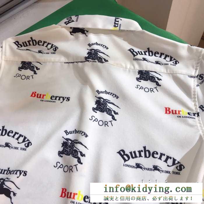 シャツ 2色可選 バーバリー burberry 2019年秋冬コレクションを展開中 お手頃で人気上昇中秋冬新作