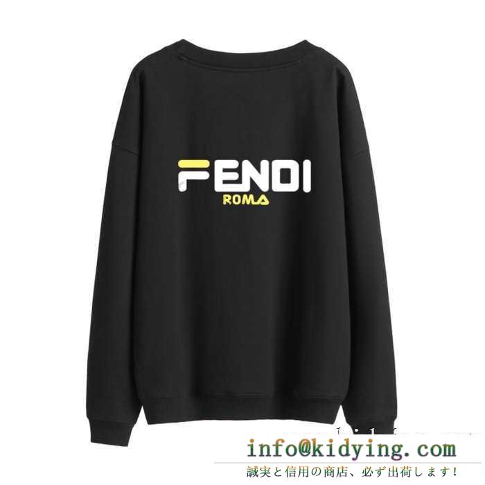 季節に合わせて秋冬トレンド 2019年秋冬人気新作の速報 フェンディ fendi プルオーバーパーカー 多色可選