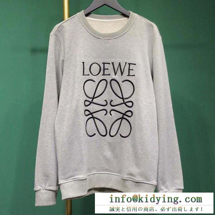 19SS 待望の新作カラー loewe ロエベ プルオーバーパーカー 2色可選 春物１点限りvip顧客セール
