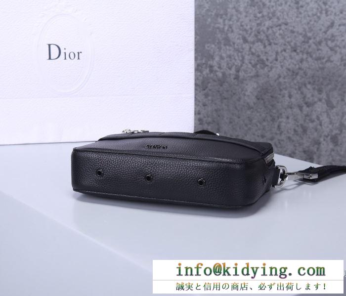 ディオール バッグ 定番 軽さをシックにプラス dior ショルダーバッグ メンズ コピー ブラック 日常 おしゃれ 最高品質