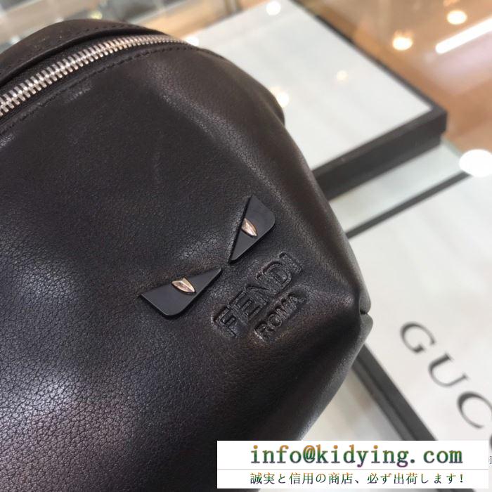 ショルダーバッグ fendi 限定 おしゃれ度を高める新作 メンズ フェンディ スーパーコピー ブラック おしゃれ 大容量 激安