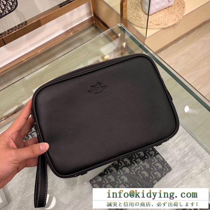 HERMES クラッチバッグ 限定 究極的なシックさある限定品 メンズ エルメス コピー 大容量 便利 ブランド 2020新作 品質保証