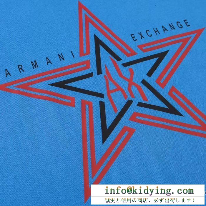 2020年夏コレクションが発売 半袖Tシャツ 多色可選 今年も新作が多数発売 アルマーニ ARMANI