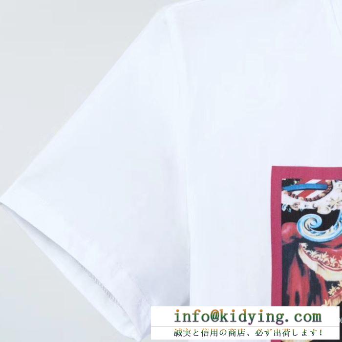 スピーディな配送で大人気  ドルチェ＆ガッバーナ 2色可選 Dolce&Gabbana 2020春夏コレクション 半袖Tシャツ