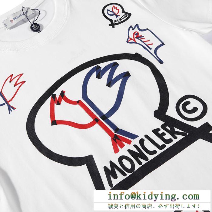 Tシャツ moncler メンズ リラックスな着こなしに モンクレール 通販 コピー 2020新作 ストリート ブランド 日常 最高品質