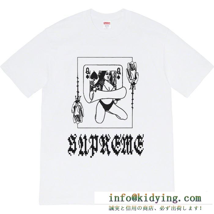 Supreme 19fw queen tee 2色可選 tシャツ/半袖 コーデの完成度を高めるおすすめモデルセール