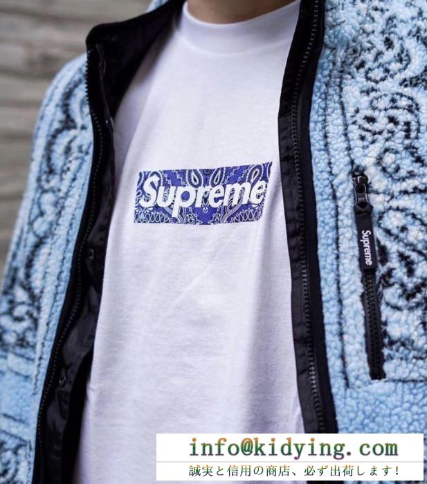トレンド最先端のアイテム 多色可選 tシャツ/半袖 supreme 19fw bandana box logo tee 20ss☆送料込
